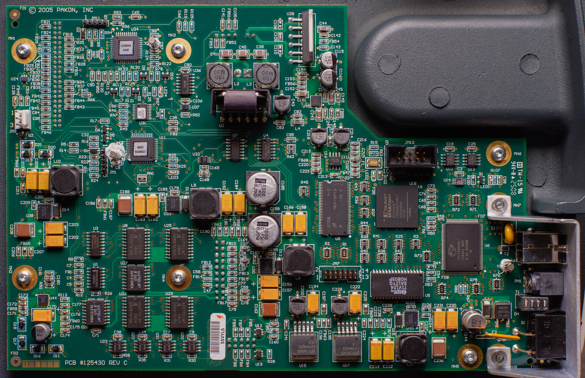 The component side of an F-135+ main board